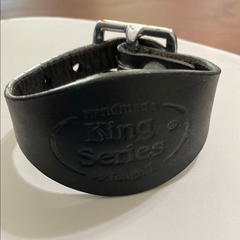 5 for $15 King Series Black Leather bracelet